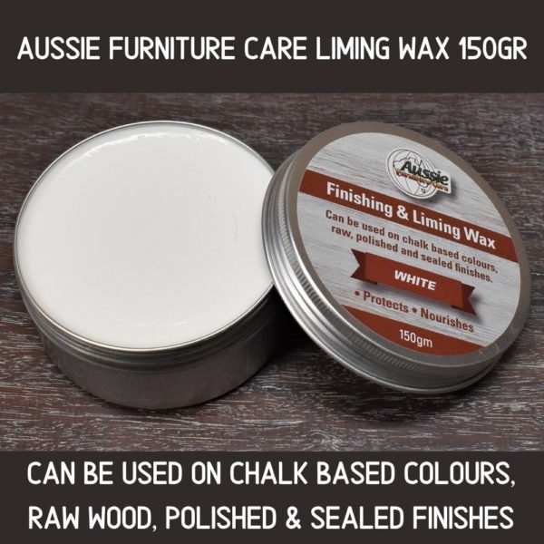 Aussie Furniture Care Liming Wax 150gr Open Tin