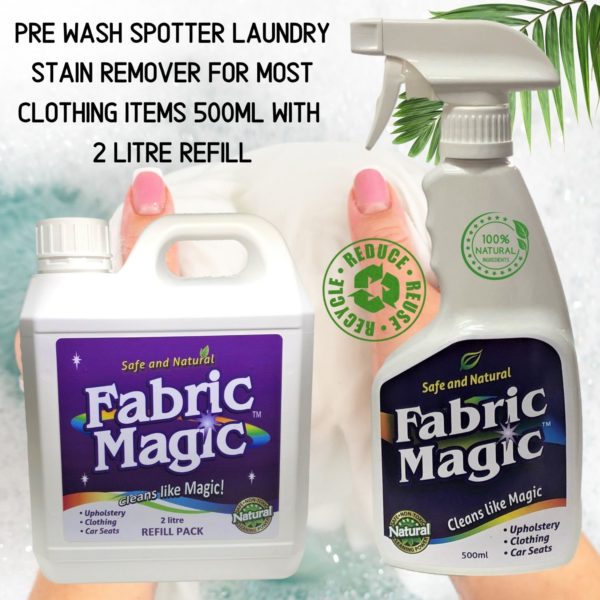 Fabric Magic Fabric Spot Cleaner 500ml with 2 litre Refill