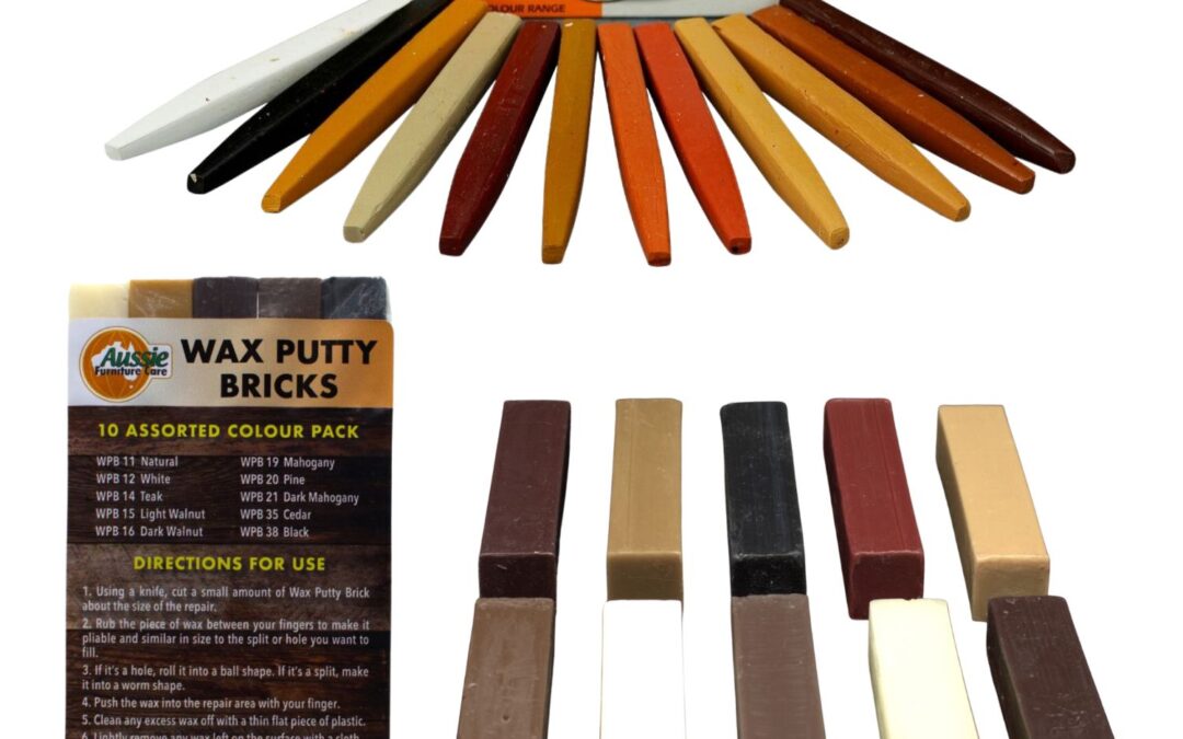 Wax Filler Sticks & Furniture Repair Crayons Combo