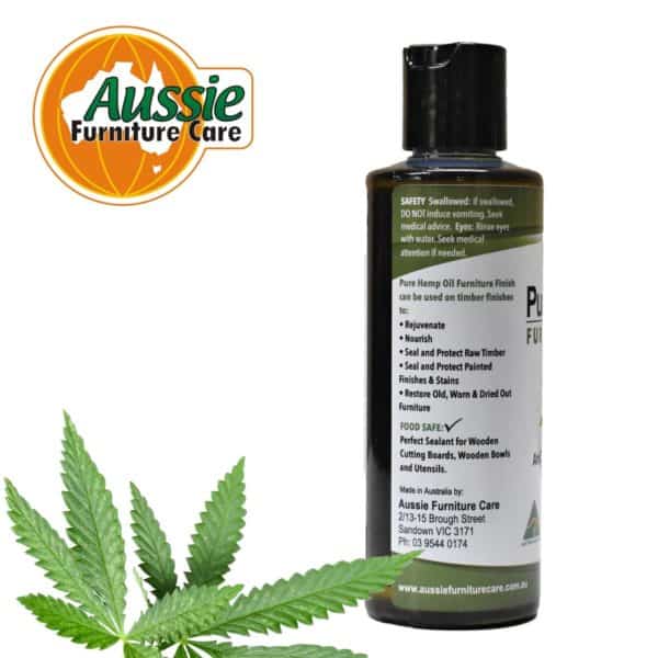 Aussie Furniture Care Pure Hemp Oil 250ml Product Info 2B