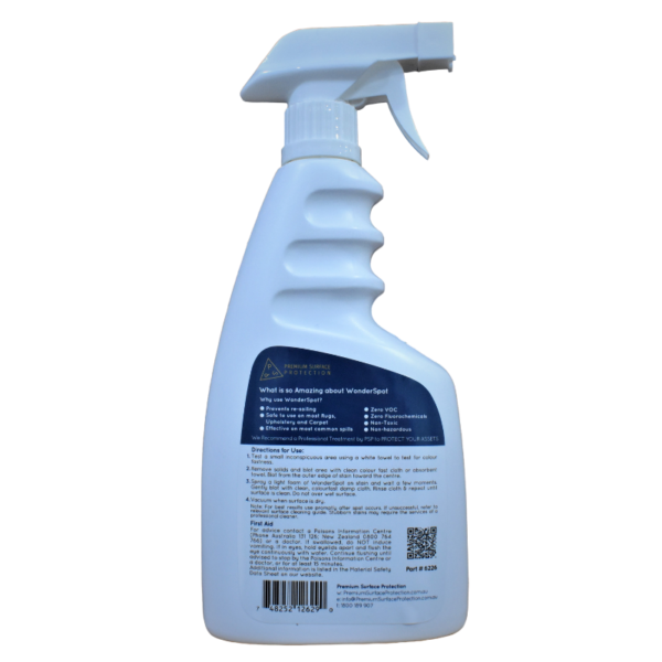 PSP Wonderspot Encapsulating Spot Cleaner 500ml Back