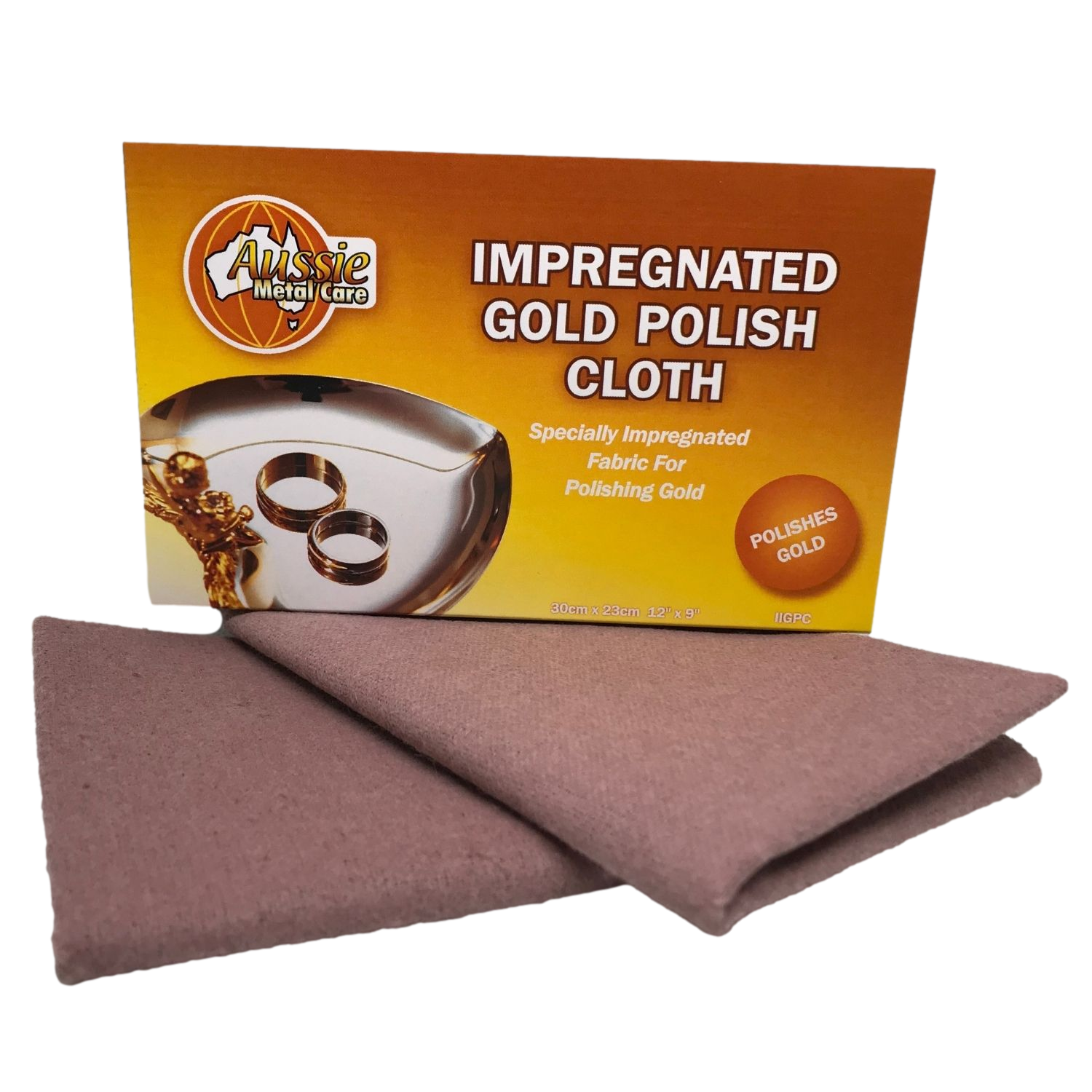 Gold Cloth : impregnated cleaning cloth for yellow gold, rose gold