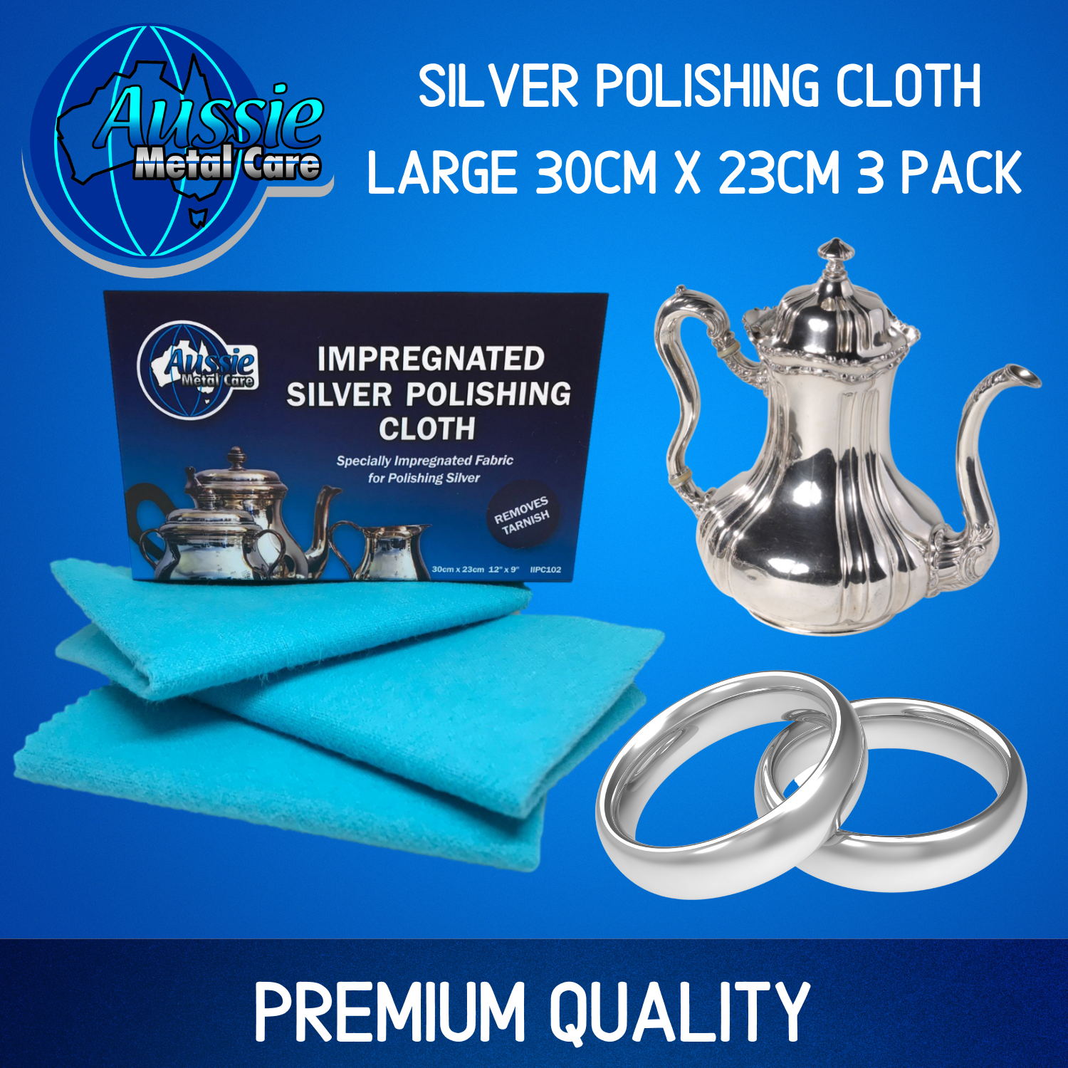 Silver Polishing Cloth | Polishing Cloth | Anti-tarnish