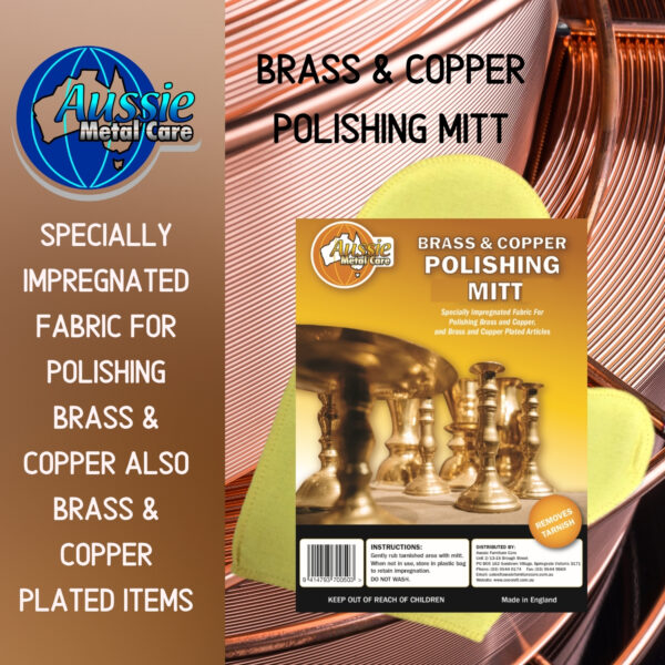 AMC Brass Copper Polishing Mitt With Anti Tarnish 2A