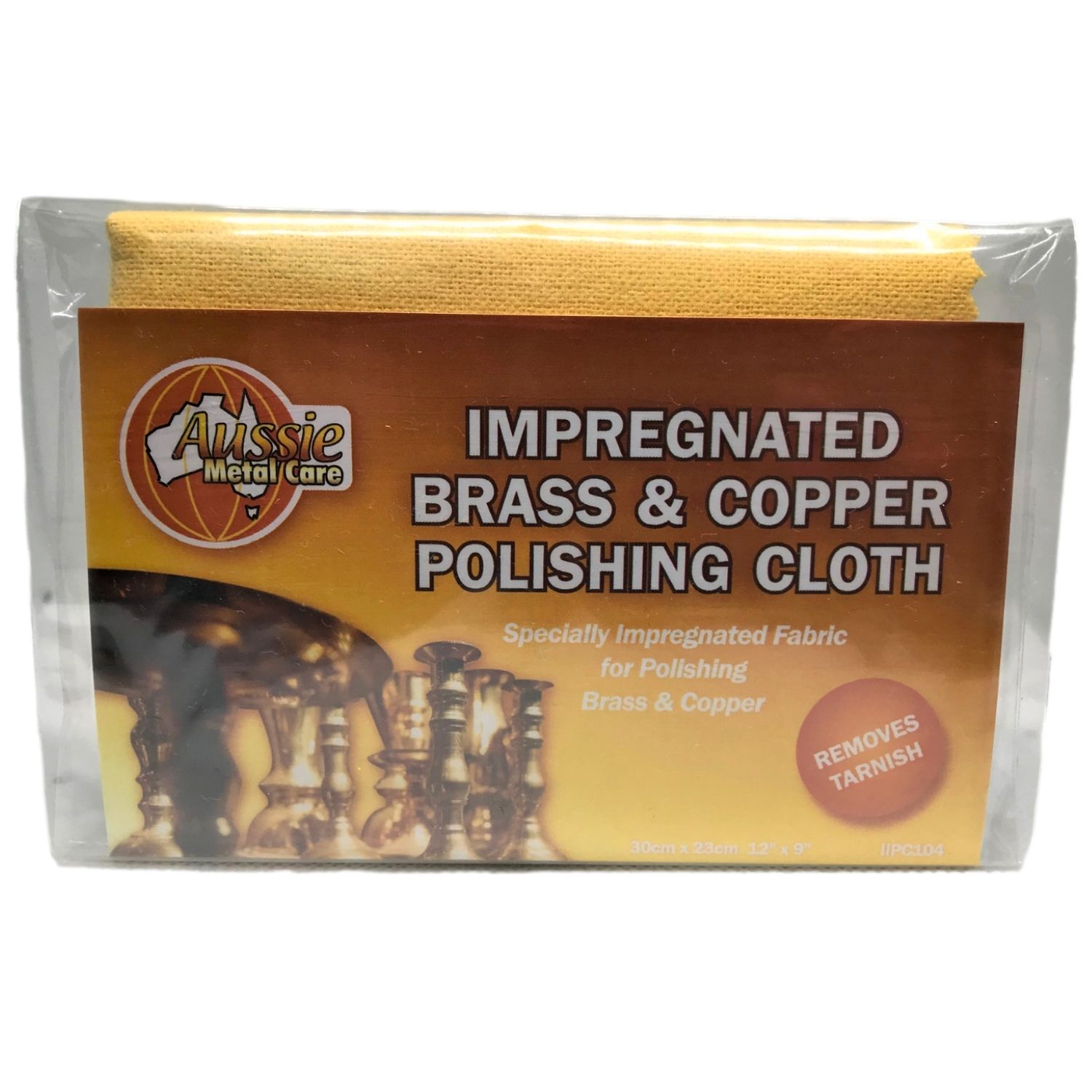 Brass & Copper Polishing Cloth Anti Tarnish Large 30cm x 23cm 2