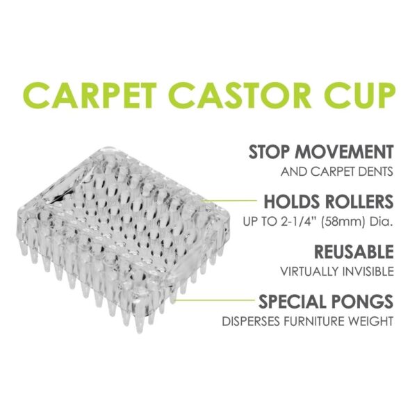 CB420-Slipstick-Rectangle-Large-Castor-Cups-For-Carpet-1B