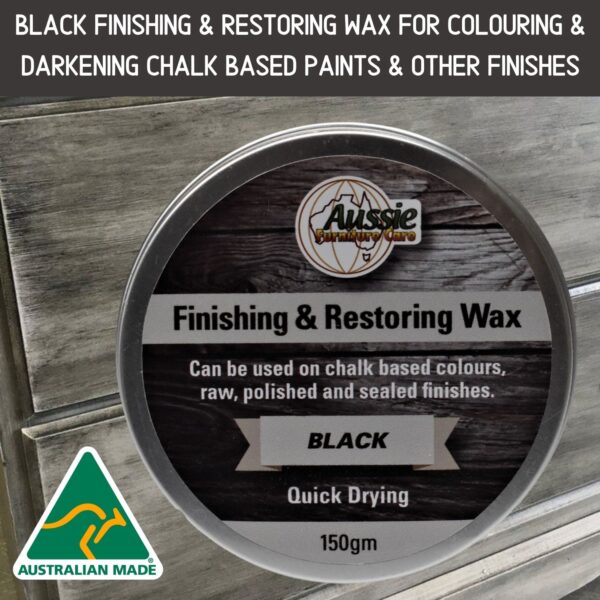 AFCFFSWCOMBOAustralian Made Black Finishing Wax